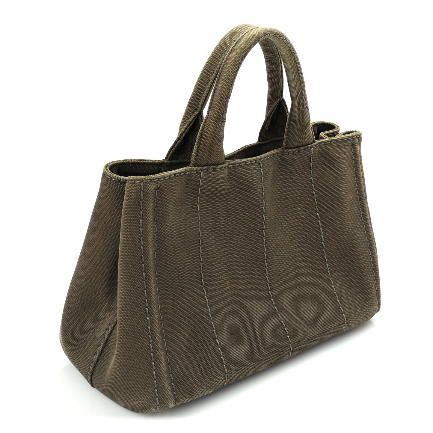 Canapa Small Logo Tote Khaki