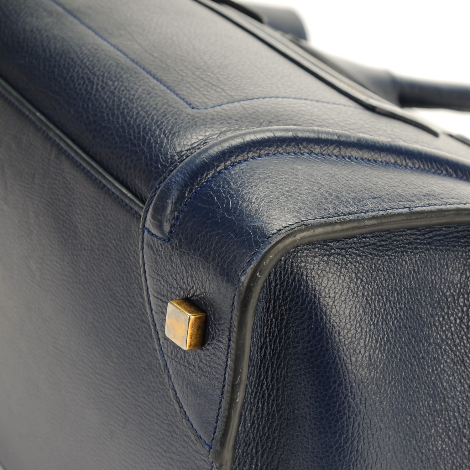 Celine Baby Calfskin Mini Luggage Ink 9 of 10