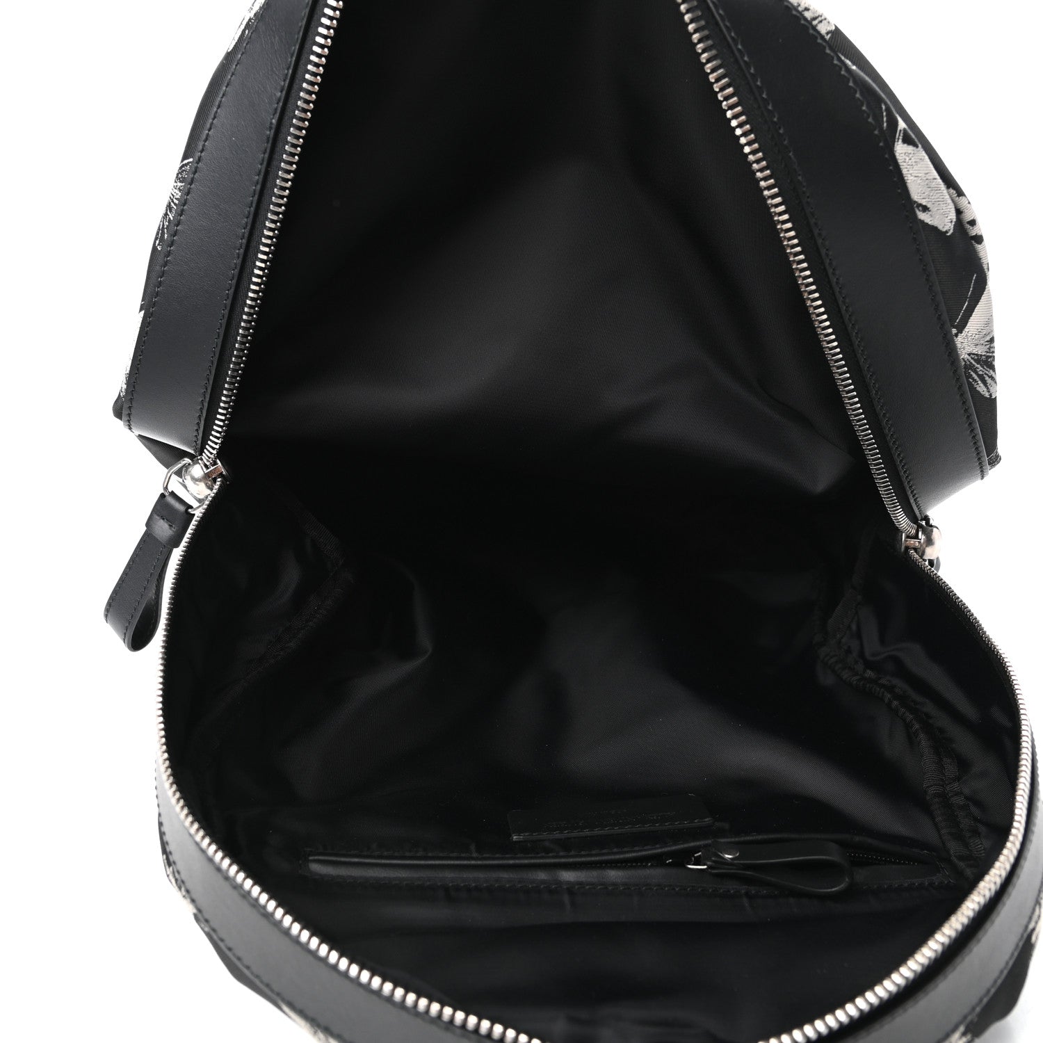 Alexander McQueen Nylon Butterfly Printed Backpack Black 5 of 9