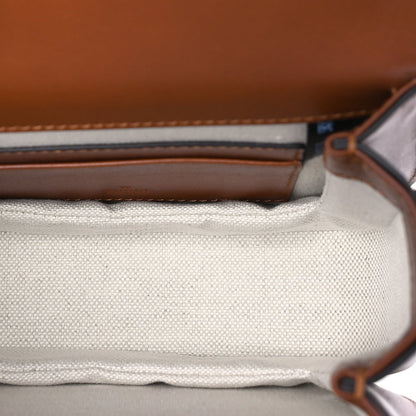 Gucci New Canvas Charisma Calfskin Crystal GG Monogram Small Bamboo 1947 Top Handle Bag Camel Ebony 4 of 7