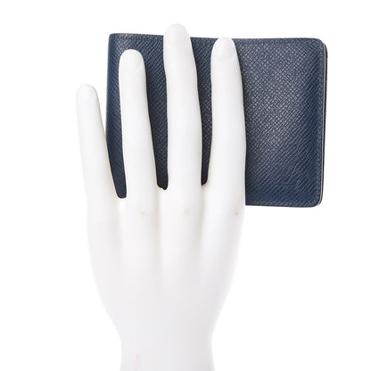 Louis Vuitton Taiga Multiple Wallet Ocean 2 of 7