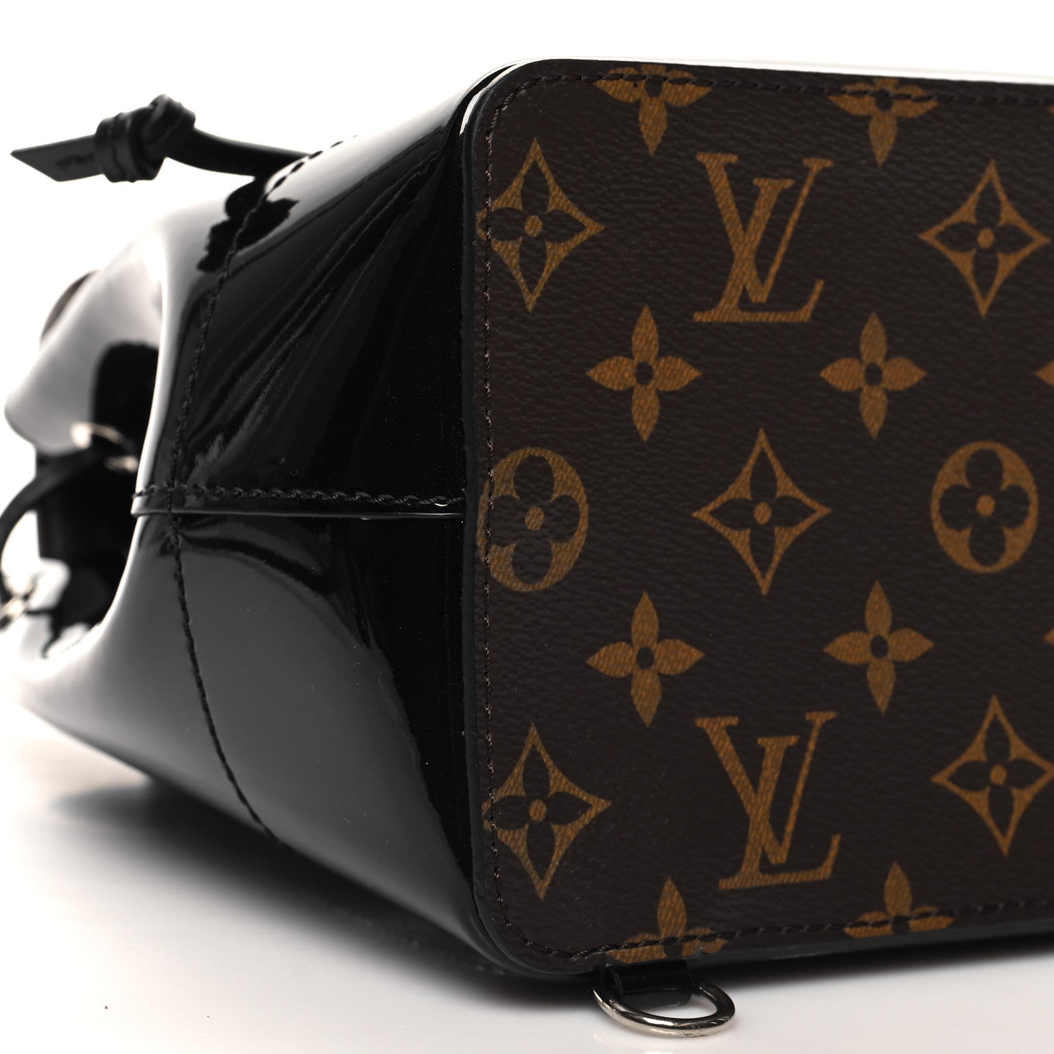 Louis Vuitton Patent Monogram Hot Springs Backpack Black 9 of 10