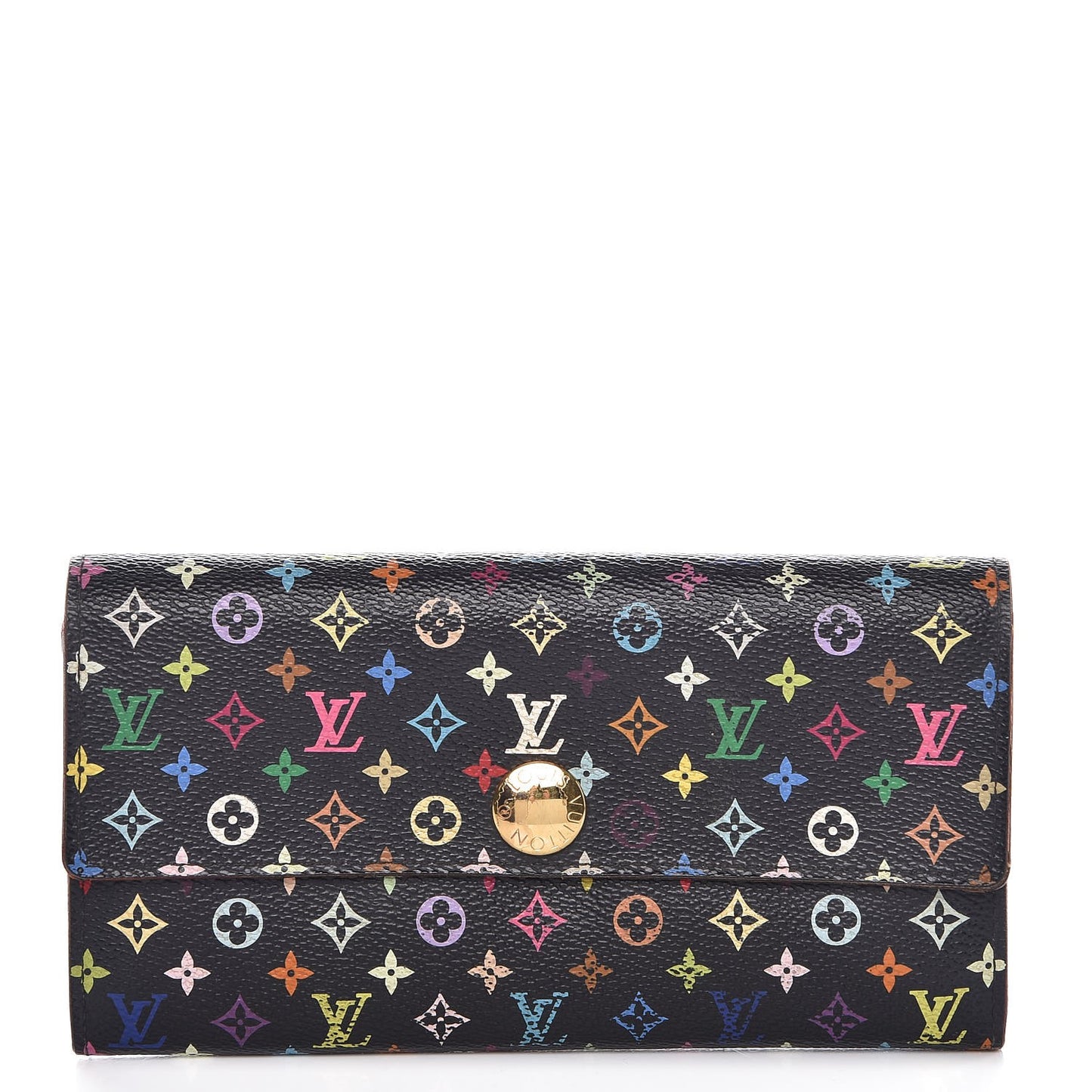 Monogram Multicolor Sarah Wallet Black Grenade