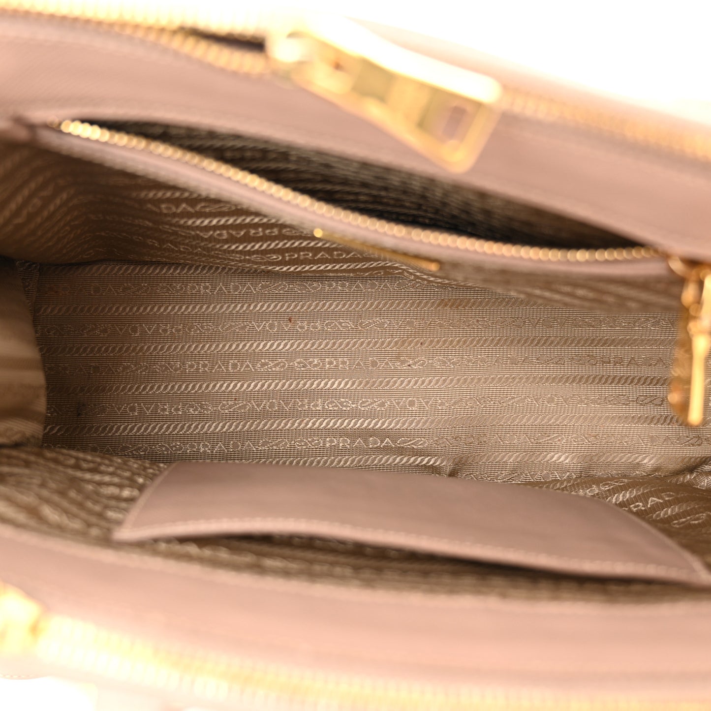 Saffiano Small Galleria Double Zip Tote Cammeo