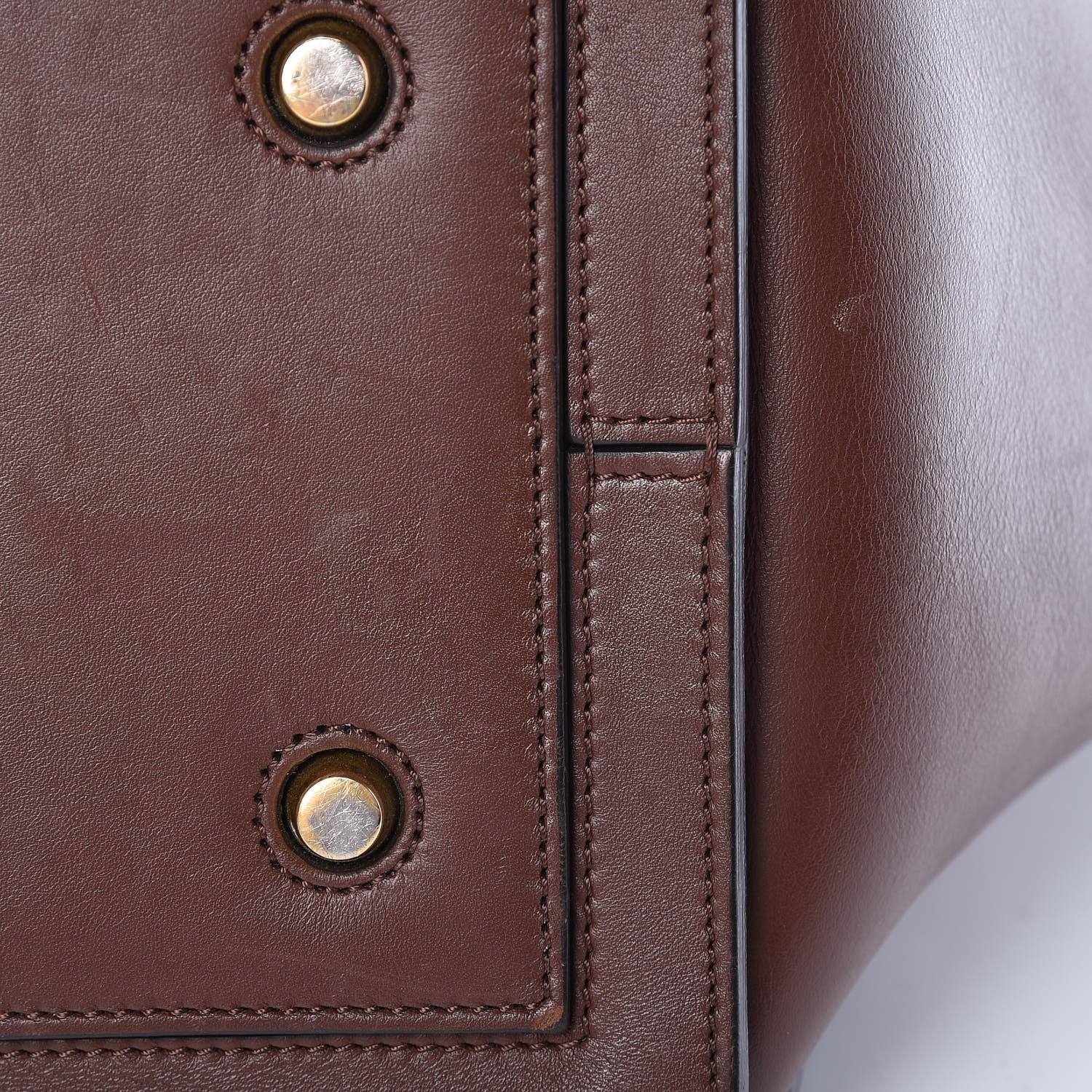 Celine Natural Calfskin Medium Tie Knot Tote Acajou 16 of 18