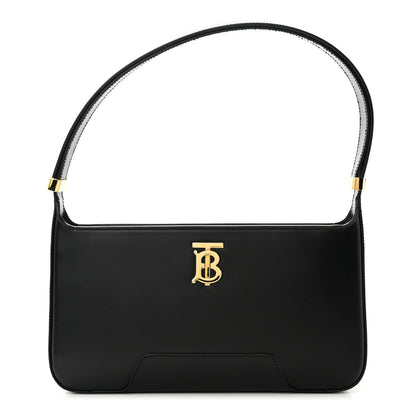 Burberry Smooth Calfskin TB Shoulder Bag Black 1 of 10