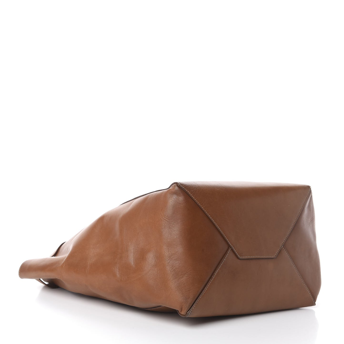 Smooth Calfskin Small Cabas Phantom Tan