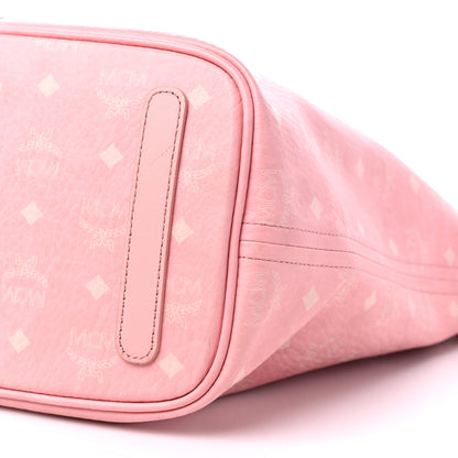 MCM Visetos Medium Liz Reversible Shopper Tote Pink 7 of 13