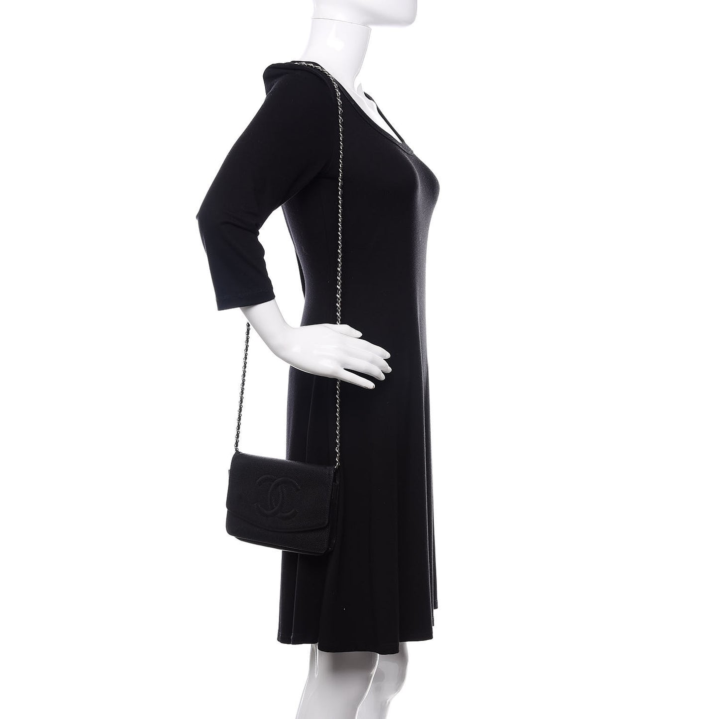 Caviar Timeless CC Wallet On Chain WOC Black