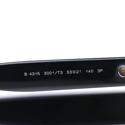 Burberry Acetate Oversized B4315 TB Sunglasses Black 5 of 7
