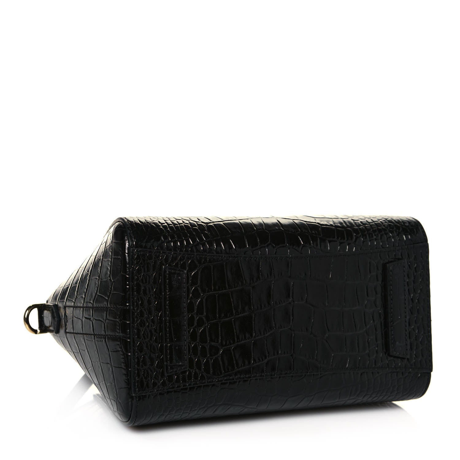 Givenchy Calfskin Crocodile Embossed Mini Antigona Black 4 of 12