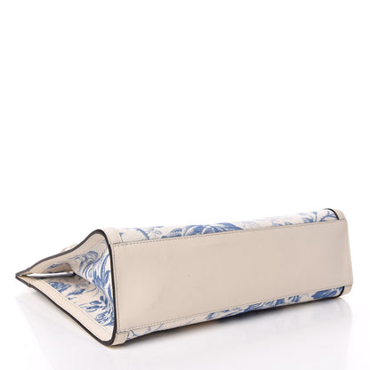 Gucci Canvas Herbarium Print Tote Blue 4 of 13