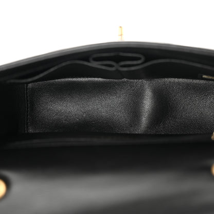 Chanel Lambskin Reversed Chevron Quilted Flap Black 5 of 11