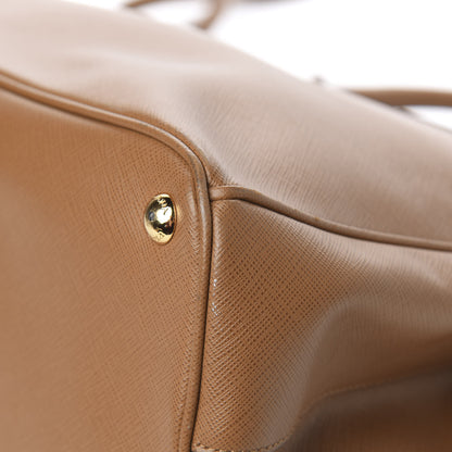 Prada Saffiano Medium Galleria Double Zip Tote Caramel 14 of 16