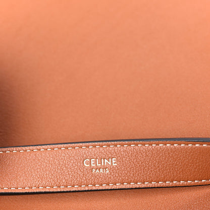 Celine Supple Calfskin Large Triomphe Heloise Shoulder Bag  Tan 5 of 8
