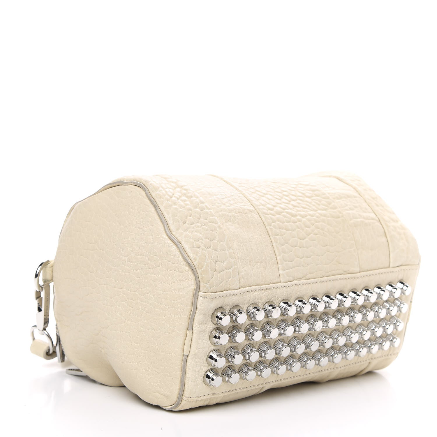 Alexander Wang Pebbled Lambskin Rockie Dune Silver Hardware 4 of 15