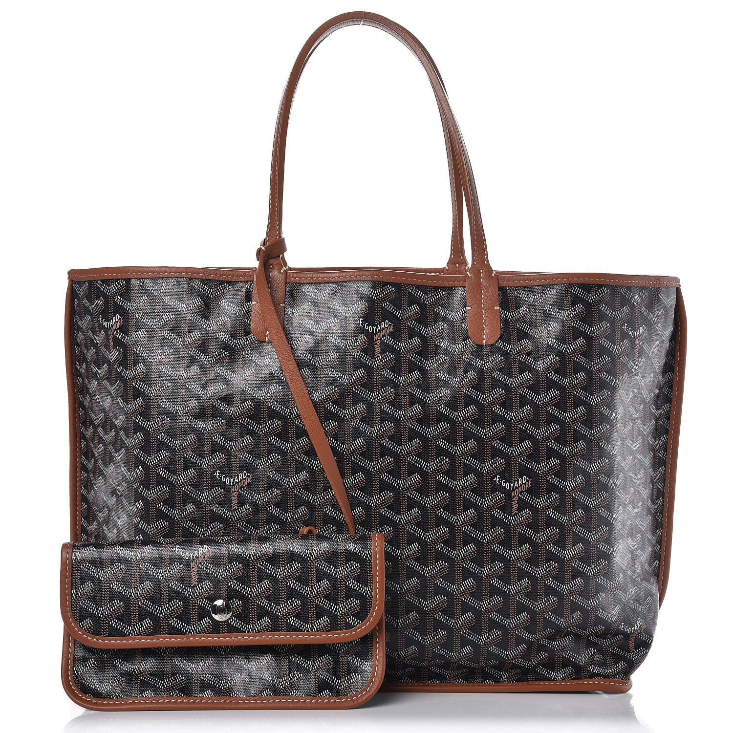 Goyard Goyardine Reversible Anjou PM Black Gold 1 of 9