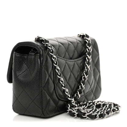 Chanel Caviar Quilted Mini Rectangular Flap Black 3 of 11
