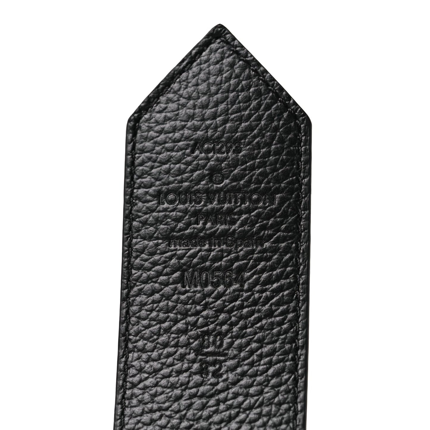 Monogram LV Circle 35mm Reversible Belt 80 32 Black