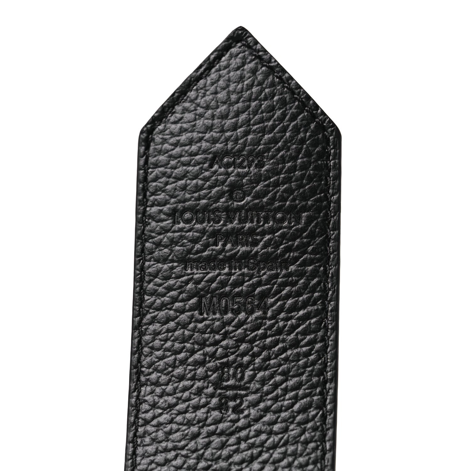 Louis Vuitton Monogram LV Circle 35mm Reversible Belt 80 32 Black 3 of 5