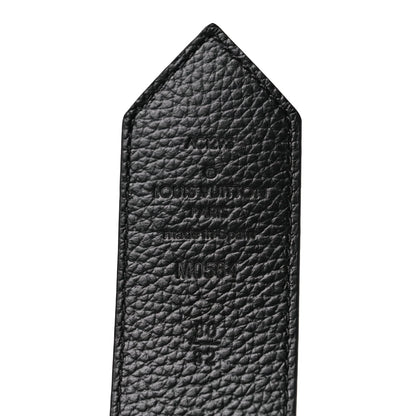 Louis Vuitton Monogram LV Circle 35mm Reversible Belt 80 32 Black 3 of 5