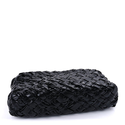 Bottega Veneta Calfskin Intrecciato Kalimero Cha-Cha Clutch  Black 3 of 8