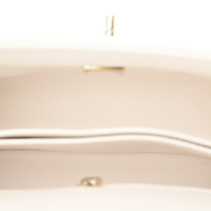 Chanel Caviar Quilted Mini Coco Handle Flap White 5 of 11