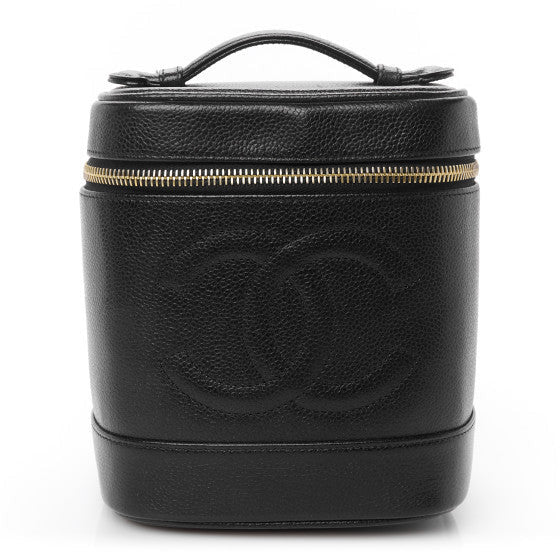 Chanel Caviar Vanity Cosmetic Case Black 1 of 1