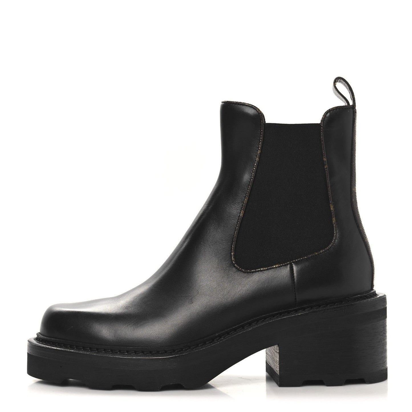 Calfskin Monogram Beaubourg Ankle Boots Black