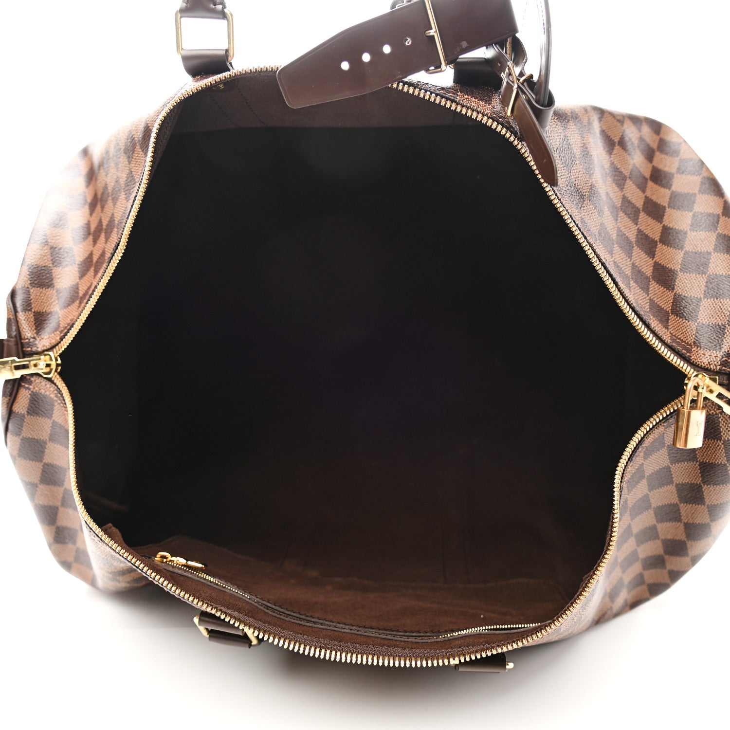 Louis Vuitton Damier Ebene Keepall Bandouliere 55 5 of 14