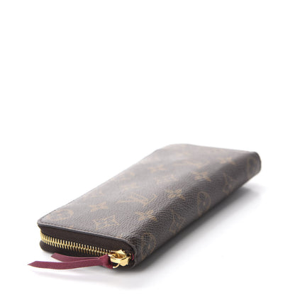 Louis Vuitton Monogram Clemence Wallet Fuchsia 4 of 8