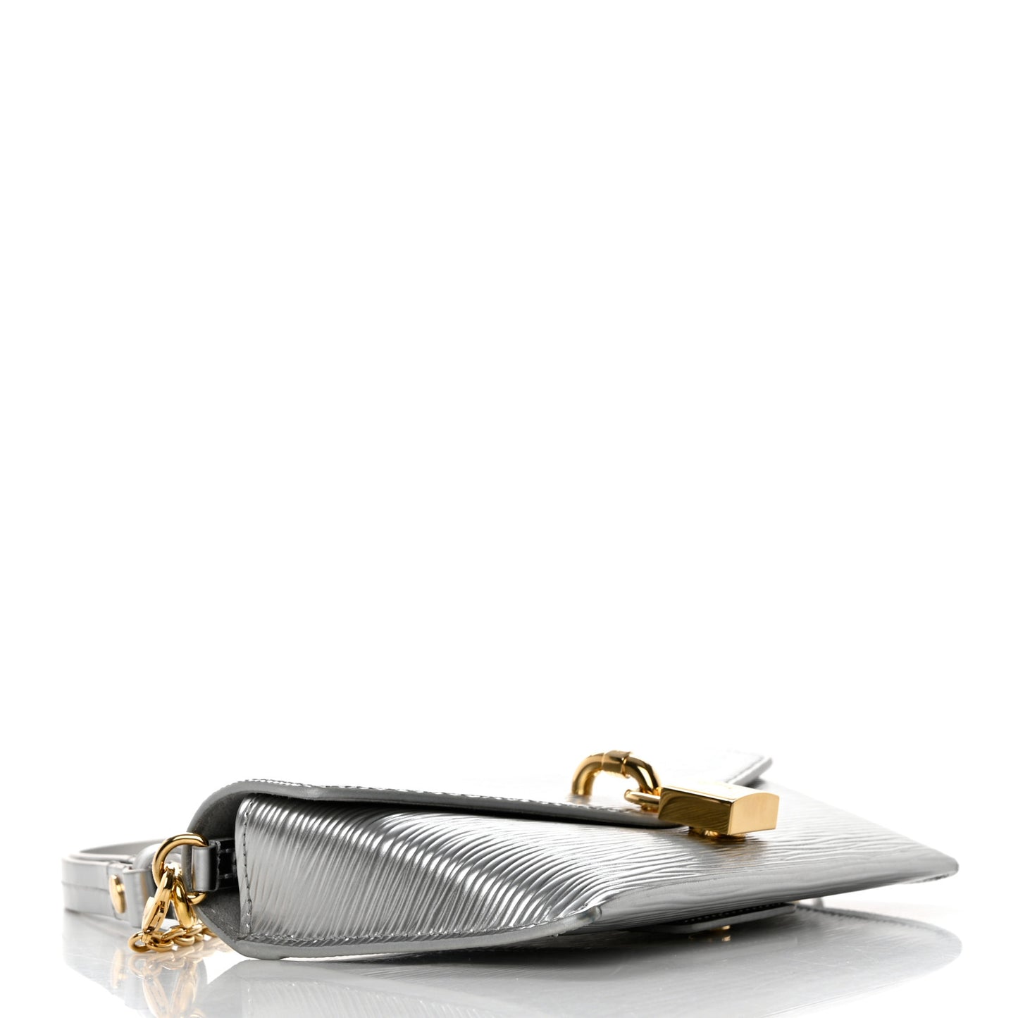 Epi Padlock On Strap Silver