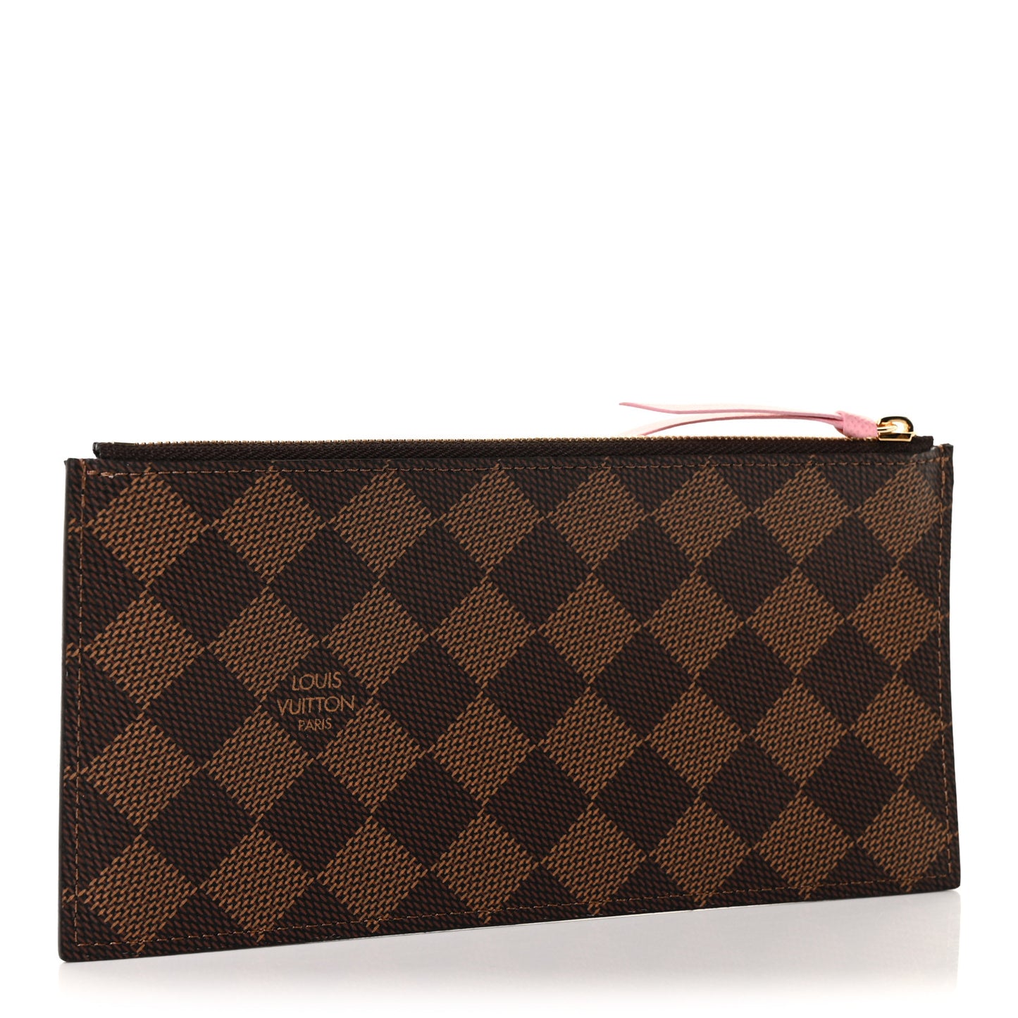 Damier Ebene Studded Felicie Chain Wallet Zippered Insert
