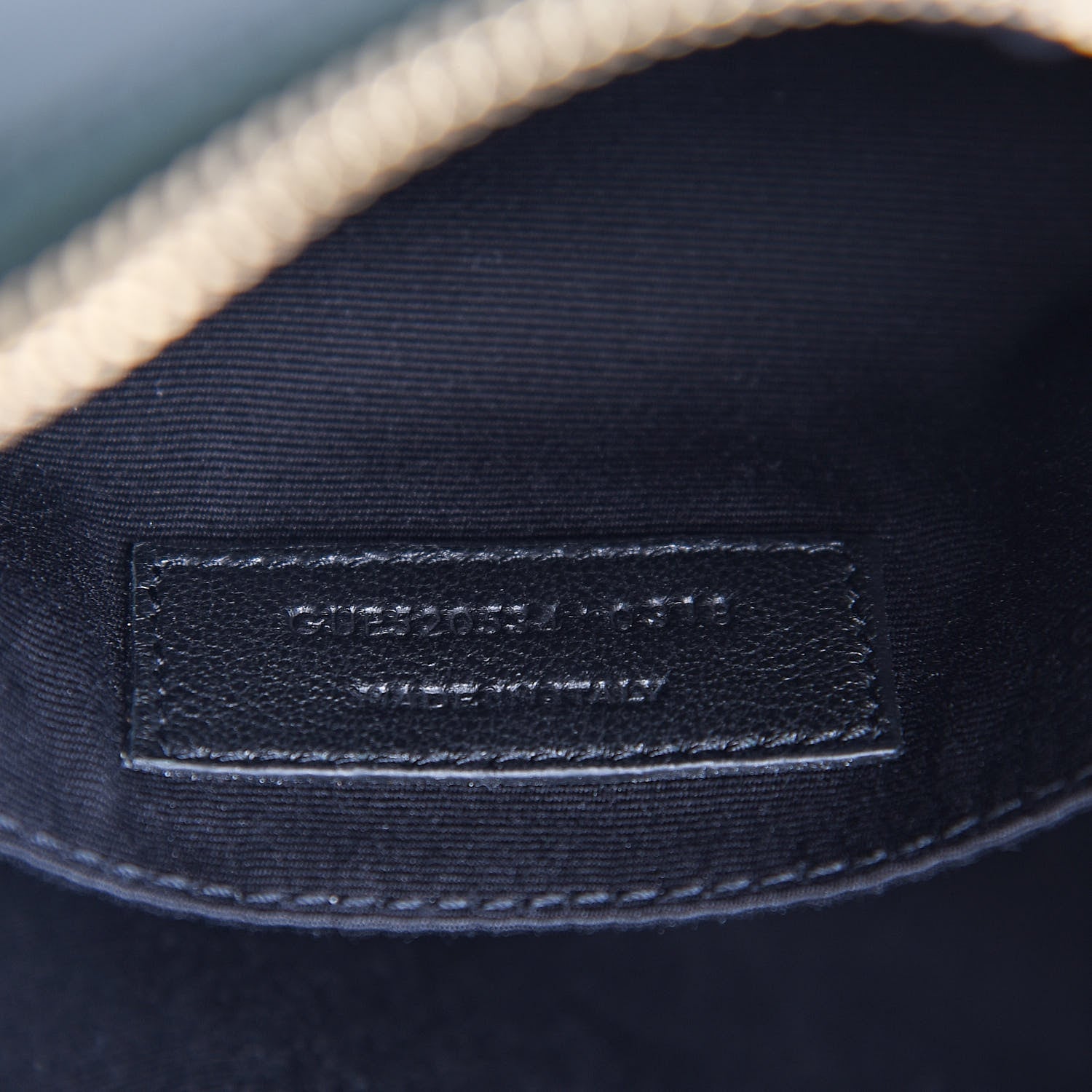 Saint Laurent Calfskin Matelasse Monogram Lou Camera Bag Green 7 of 11