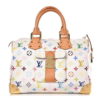 Louis Vuitton Monogram Multicolor Speedy 30 White 1 of 12