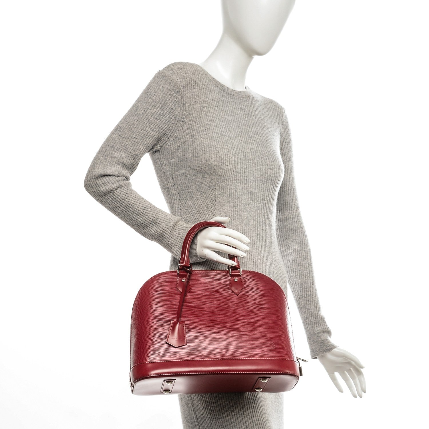 Louis Vuitton Epi Alma MM Fuchsia 2 of 9