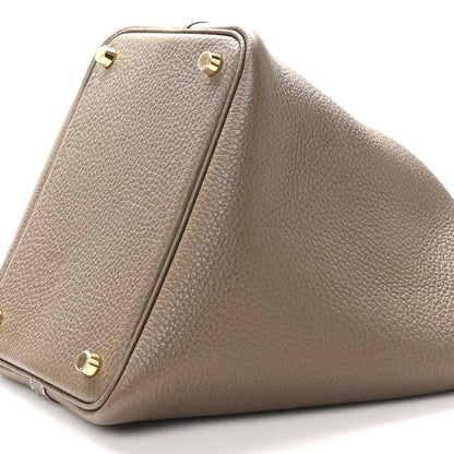Hermes Taurillon Clemence Picotin Lock 18 PM Etoupe 10 of 11