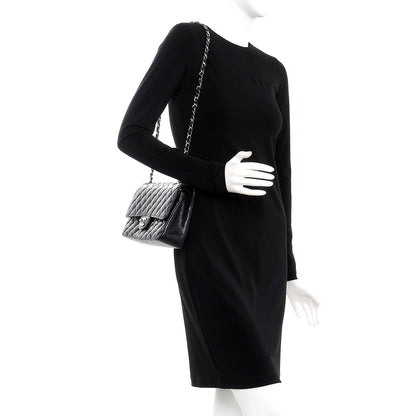 Chanel Caviar Quilted Medium Double Flap Black 2 of 15