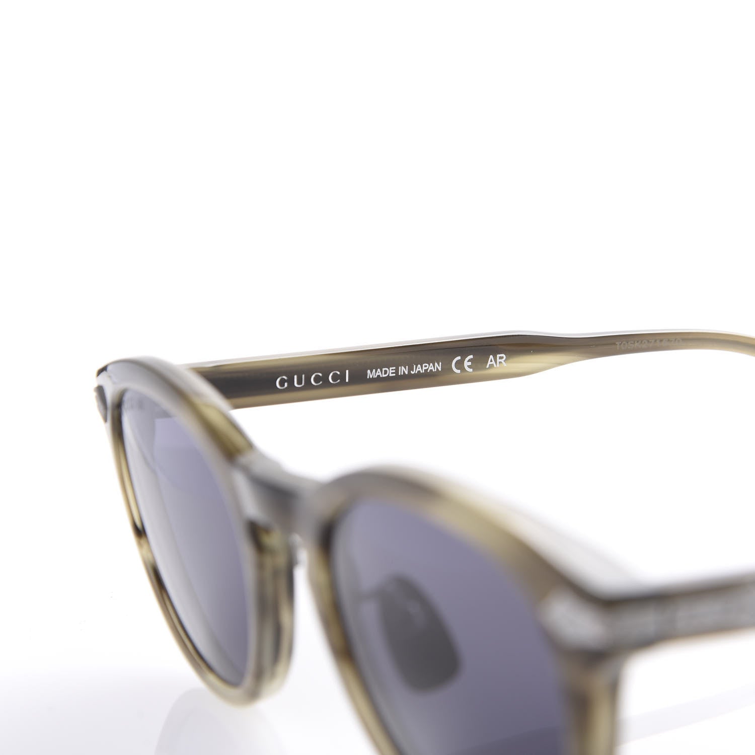 Gucci Acetate Round Metal Sunglasses GG0071S 6 of 8