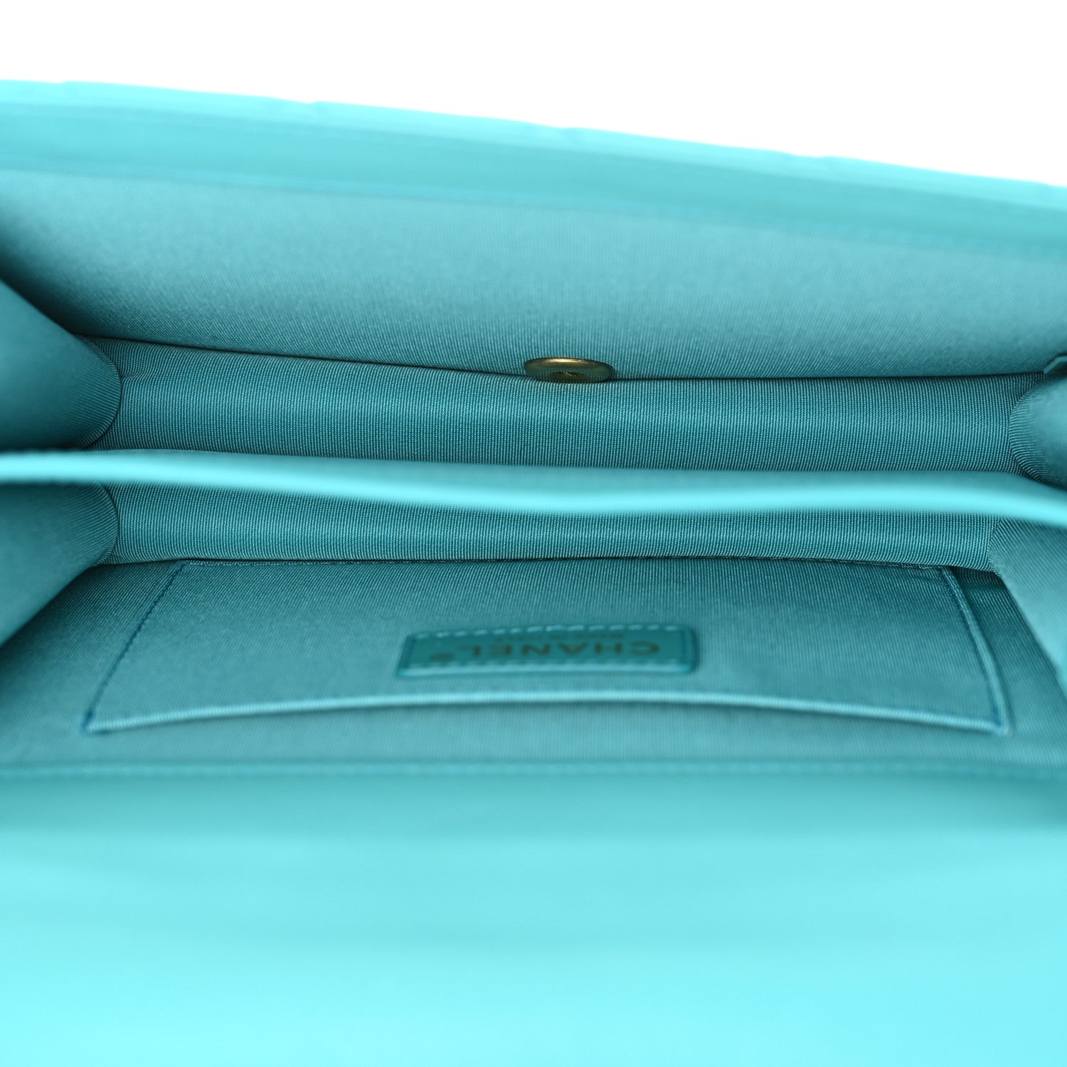 Chanel Calfskin Quilted Medium Everyday Chic Single Flap Turquoise 6 of 13