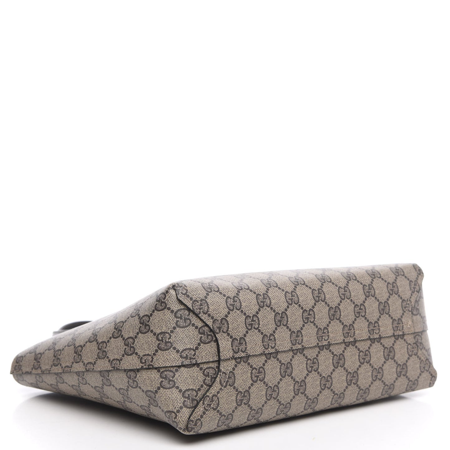 GG Supreme Monogram Small Reversible Tote Dark Brown