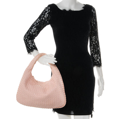 Bottega Veneta Nappa Intrecciato Medium Veneta Hobo Magnolia 2 of 11