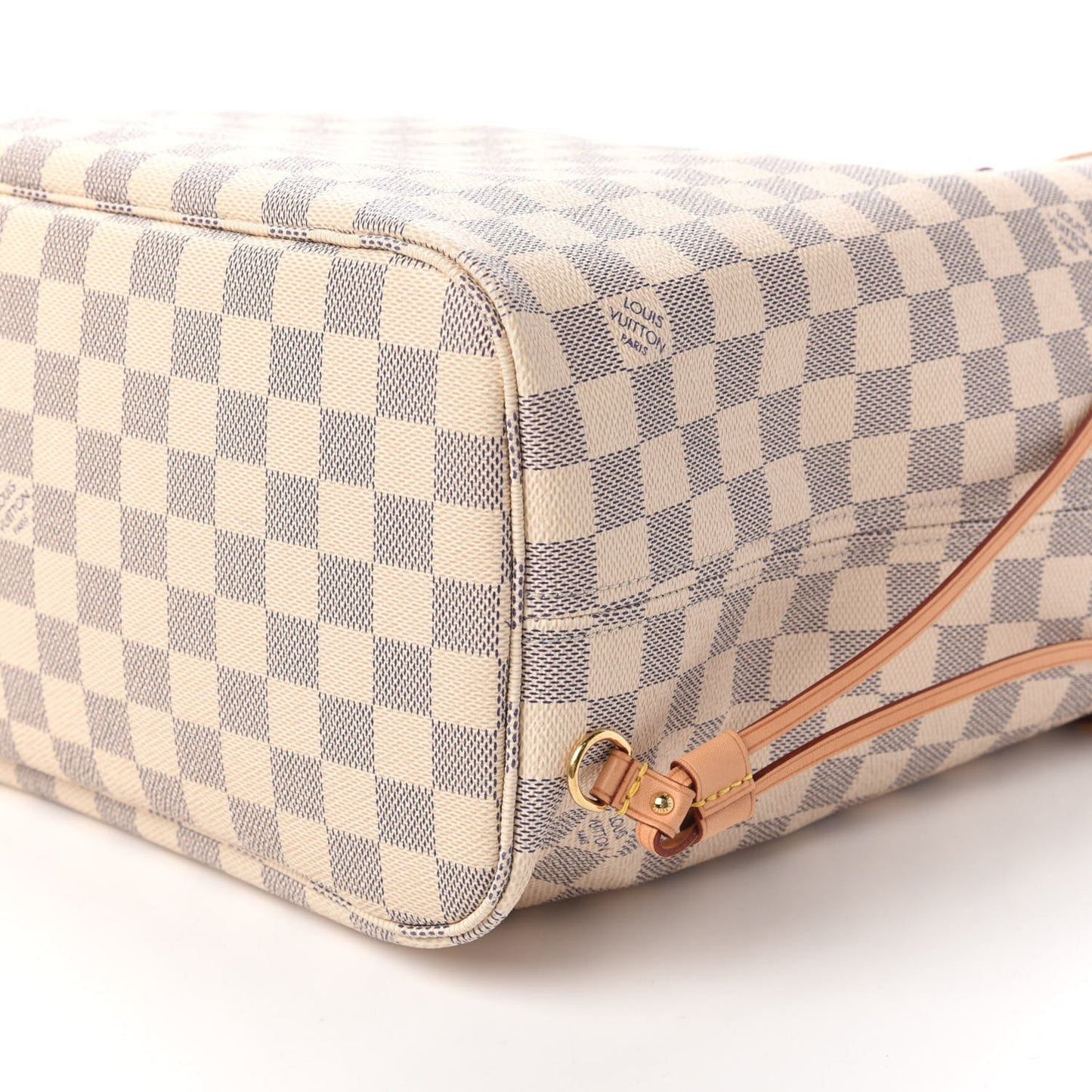 Damier Azur Neo Neverfull MM Rose Ballerine