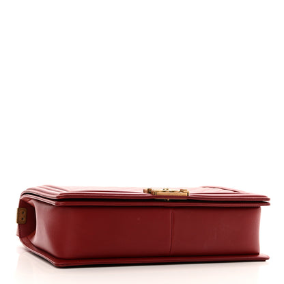 Chanel Lambskin Quilted Large Boy Flap Red 4 of 10