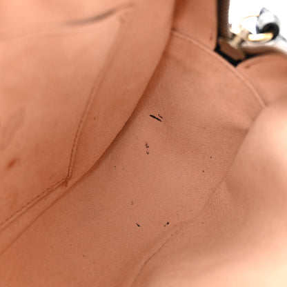 Gucci Calfskin Matelasse Small GG Marmont Chain Shoulder Bag Black 13 of 14