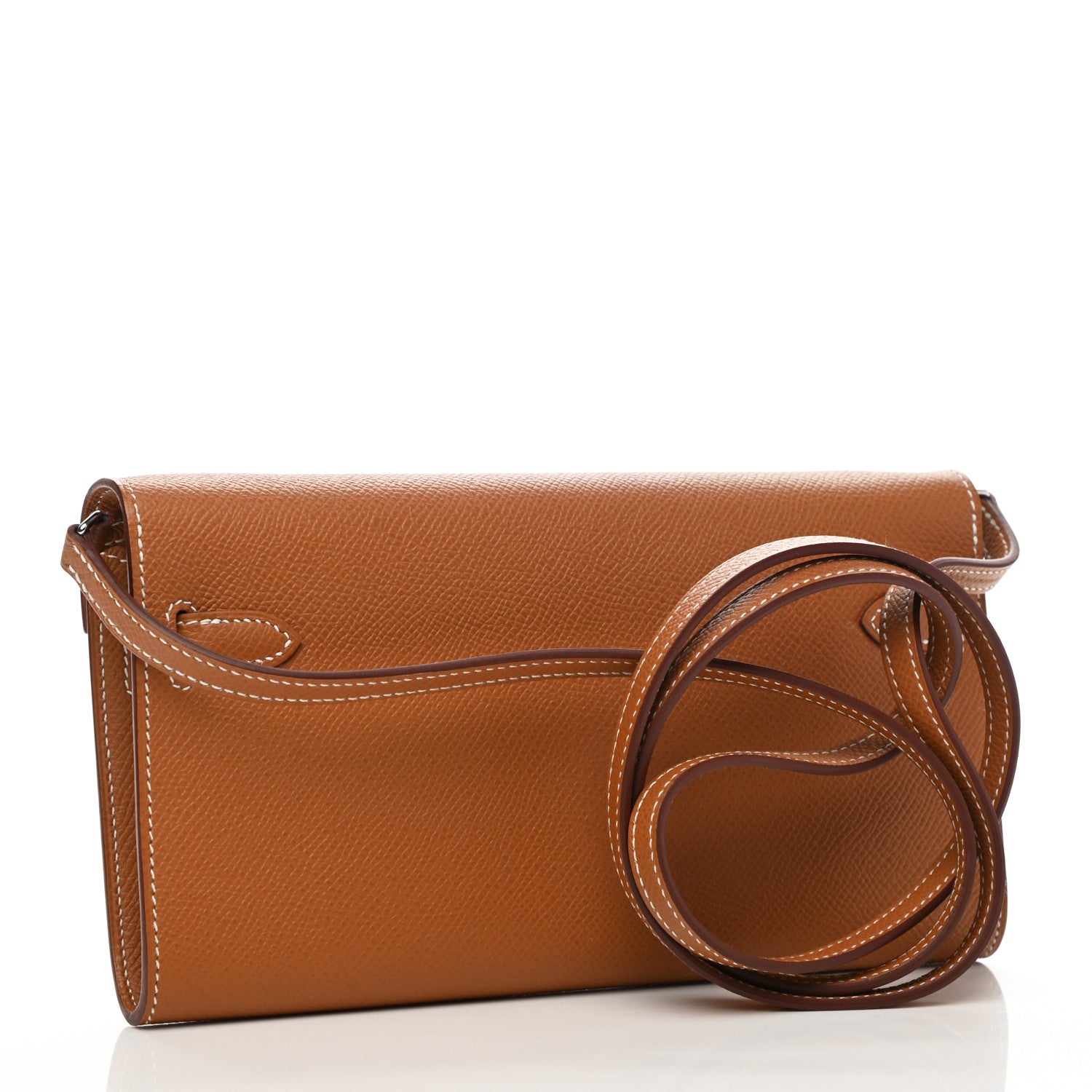 Hermes Epsom Kelly Wallet To Go Gold 3 of 7