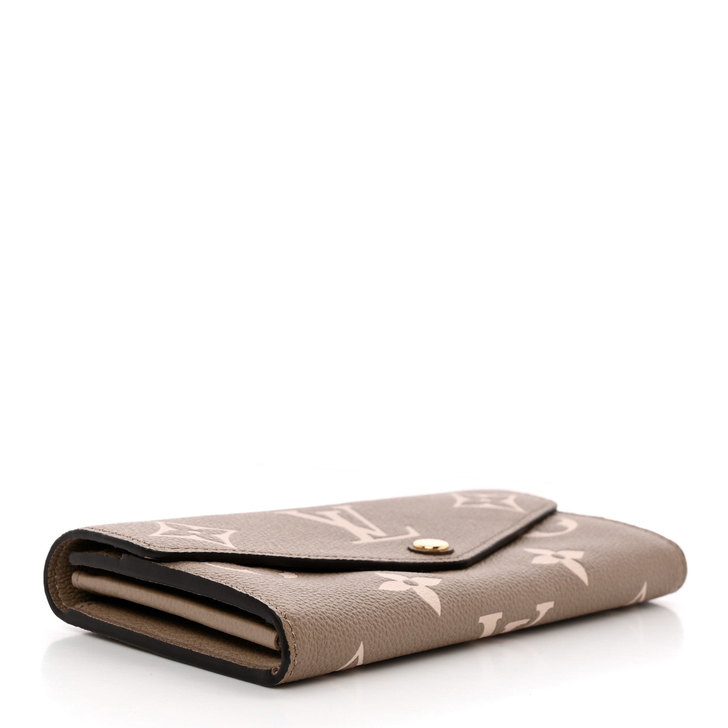 Louis Vuitton Empreinte Monogram Giant Sarah Wallet Tourterelle Creme 4 of 11