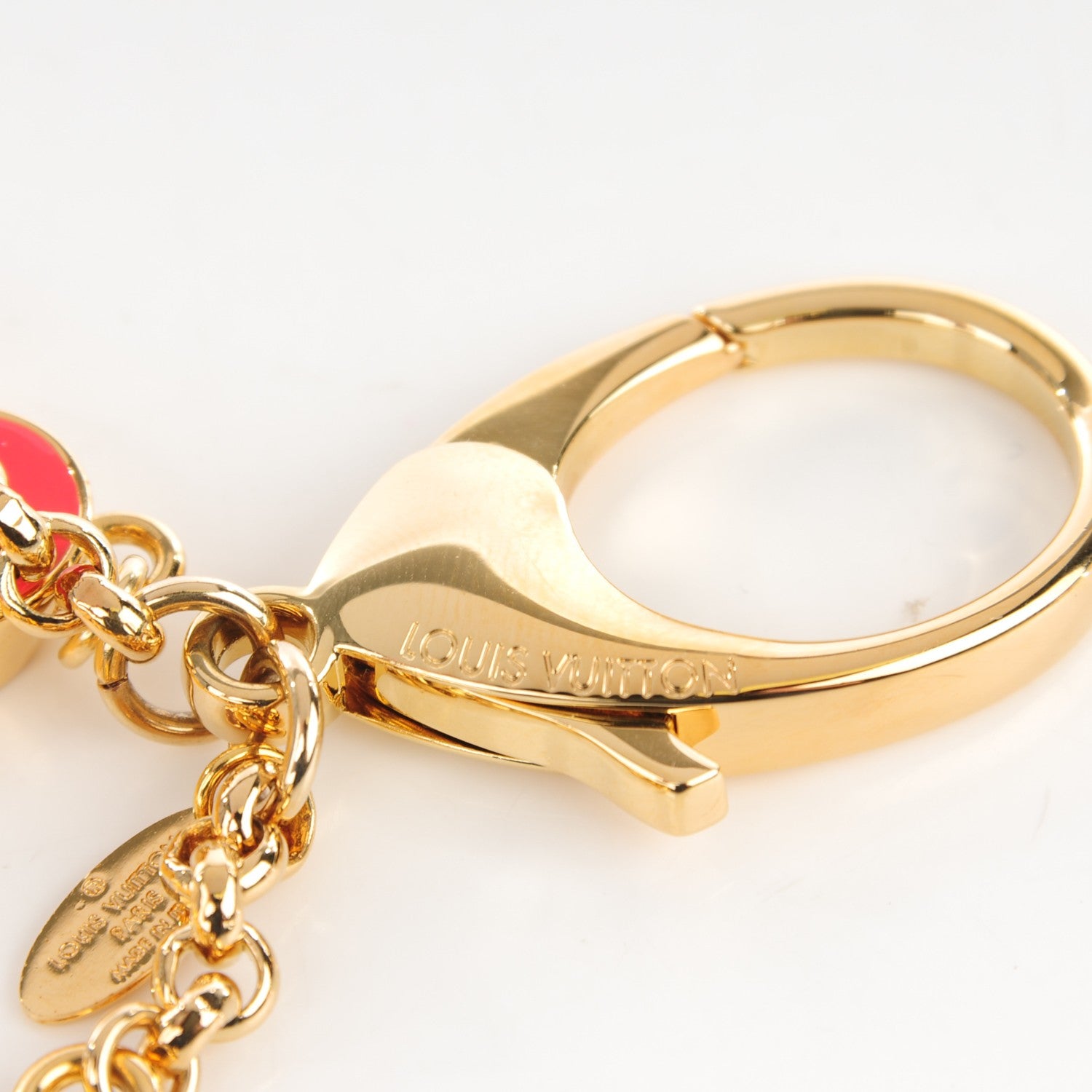 Louis Vuitton Fleur De Monogram Bag Charm Pink 3 of 6