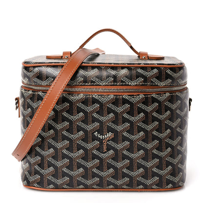 Goyard ine Muse Vanity Case Black Gold 1 of 8