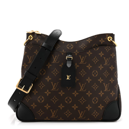 Louis Vuitton Monogram Odeon MM Black 1 of 9